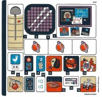 LEGO part Sticker Sheet for Set 42605 - (10106055/6466619) 42605stk01