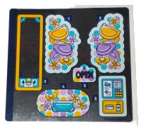 LEGO part Sticker Sheet for Set 42608, Mirrored - (10105848/6465619) 42608stk01