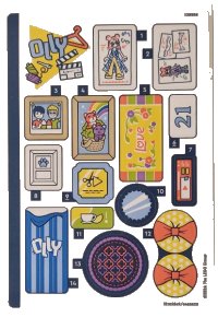 LEGO onderdeel Sticker Sheet for Set 42620, Sheet 1 - (10105849/6465620) 42620stk01