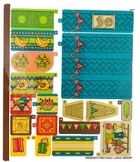 LEGO onderdeel Sticker Sheet for Set 43185 - (69662/6317282) 43185stk01