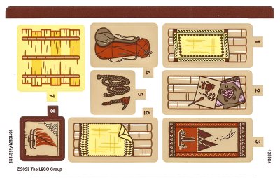 LEGO onderdeel Sticker Sheet for Set 43270 - (10110571/6521885) (43270stk01)