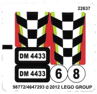 LEGO onderdeel Sticker Sheet for Set 4433 - (98772/4647293) 4433stk01