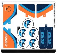 LEGO part Sticker Sheet for Set 60193 - (38615/6226431) 60193stk01
