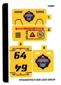 LEGO onderdeel Sticker Sheet for Set 60264 - (67544/6297052) 60264stk01