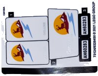 LEGO part Sticker Sheet for Set 60283 - (73124/6326450) 60283stk01