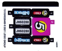 LEGO onderdeel Sticker Sheet for Set 60288 - (73133/6326489) 60288stk01