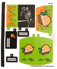 LEGO onderdeel Sticker Sheet for Set 60294 - (77743/6338847) 60294stk01