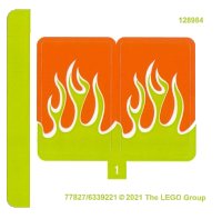 LEGO onderdeel Sticker Sheet for Set 60299 - (77827/6339221) 60299stk01