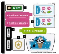 LEGO onderdeel Sticker Sheet for Set 60314 - (10100005/6398842) 60314stk01