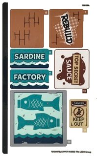 LEGO part Sticker Sheet for Set 60321, Sheet 2 - (10100072/6399175) 60321stk02