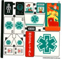 LEGO part Sticker Sheet for Set 60330 - (10100082/6399216) 60330stk01