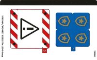 LEGO onderdeel Sticker Sheet for Set 60372 - (10101464/6420307) 60372stk01