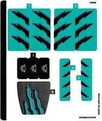 LEGO onderdeel Sticker Sheet for Set 60406 - (10105282/6461878) 60406stk01