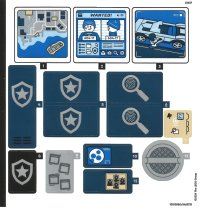 LEGO part Sticker Sheet for Set 60418 - (10105880/6465731) 60418stk01