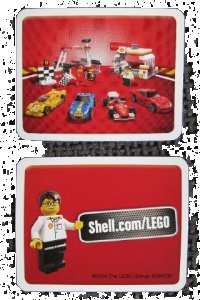 LEGO onderdeel Paper Card Insert Shell Racer Sets 2014 (110642-1) 6096706