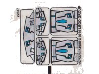 LEGO onderdeel Sticker Sheet for Set 70125 - (15756/6054988) 70125stk01