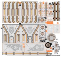 LEGO onderdeel Sticker Sheet for Set 70317 - (24384/6132402) 70317stk01