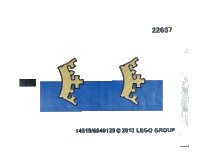 LEGO onderdeel Sticker Sheet for Set 70402 - (14519/6040139) 70402stk01
