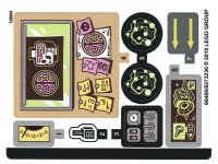 LEGO part Sticker Sheet for Set 70418 - (60466/6273230) 70418stk01