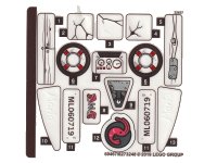 LEGO onderdeel Sticker Sheet for Set 70419 - (60467/6273248) 70419stk01