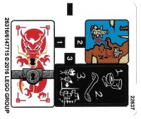 LEGO onderdeel Sticker Sheet for Set 70591 - International Version - (26316/6147715) 70591stk01a