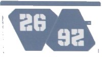 LEGO onderdeel Sticker Sheet for Set 70609 - (33386/6186787) 70609stk01