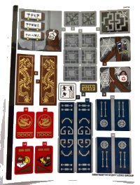 LEGO onderdeel Sticker Sheet for Set 70617 - (35847/6207141) 70617stk01