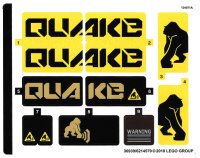 LEGO onderdeel Sticker Sheet for Set 70632 - (36939/6214579) 70632stk01