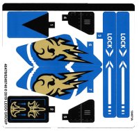 LEGO onderdeel Sticker Sheet for Set 70668 - (46478/6249746) 70668stk01