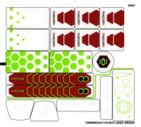 LEGO part Sticker Sheet for Set 70703 - (13068/6023213) 70703stk01