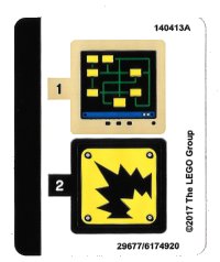LEGO part Sticker Sheet for Set 70900 - (29677/6174920) 70900stk01