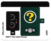 LEGO onderdeel Sticker Sheet for Set 70903 - (30713/6177262) 70903stk01