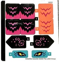 LEGO onderdeel Sticker Sheet for Set 71457 - (10102950/6434182) 71457stk01