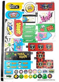 LEGO onderdeel Sticker Sheet for Set 71461 - (10102954/6434186) 71461stk01