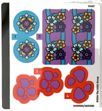 LEGO onderdeel Sticker Sheet for Set 71481 - (10109592/6501083) 71481stk01