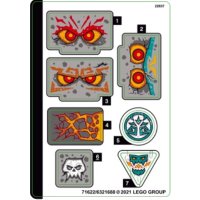 LEGO onderdeel Sticker Sheet for Set 71747 - (71622/6321688) 71747stk01