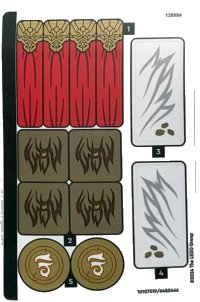 LEGO onderdeel Sticker Sheet for Set 71809 - (10107519/6480466) 71809stk01