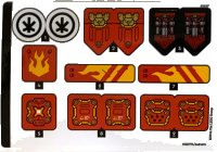 LEGO onderdeel Sticker Sheet for Set 71812 - (10107771/6481613) 71812stk01