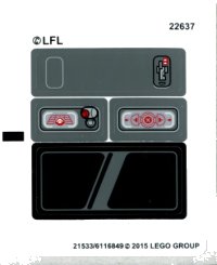 LEGO part Sticker Sheet for Set 75103 - International Version - (21533/6116849) 75103stk01a