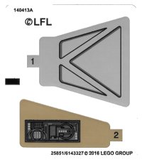 LEGO part Sticker Sheet for Set 75139 - International Version - (25851/6143327) 75139stk01a