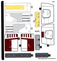 Sticker Sheet for Set 75301 - (73624/6328228), LEGO onderdeelnummer 75301stk01