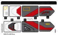 LEGO onderdeel Sticker Sheet for Set 75388 - (10109747/6505955) 75388stk01