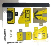 LEGO onderdeel Sticker Sheet for Set 75431 - (10114557/6566154) 75431stk01