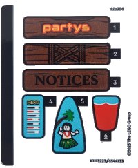 LEGO onderdeel Sticker Sheet for Set 75636 - (10113223/6544133) 75636stk01
