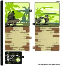 LEGO onderdeel Sticker Sheet for Set 75930 - (38979/6228835) 75930stk01