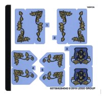 LEGO onderdeel Sticker Sheet for Set 75958 - (65759/6284542) 75958stk01