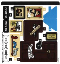 LEGO onderdeel Sticker Sheet for Set 75968 - (67851/6299853) 75968stk01