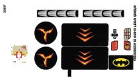 LEGO onderdeel Sticker Sheet for Set 76000 - (13045/6023150) 76000stk01