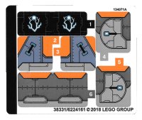 LEGO part Sticker Sheet for Set 76102 - (38331/6224161) 76102stk01