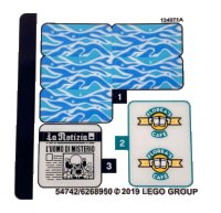LEGO onderdeel Sticker Sheet for Set 76129 - (54742/6268950) 76129stk01